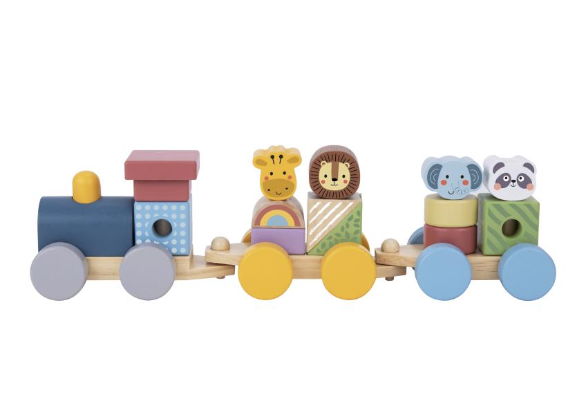 Tooky toy Дървено влакче