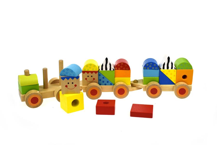 Tooky toy Дървено влакче