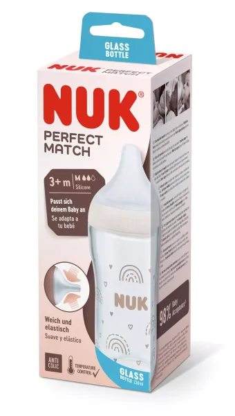 NUK Шише - 3+ месеца